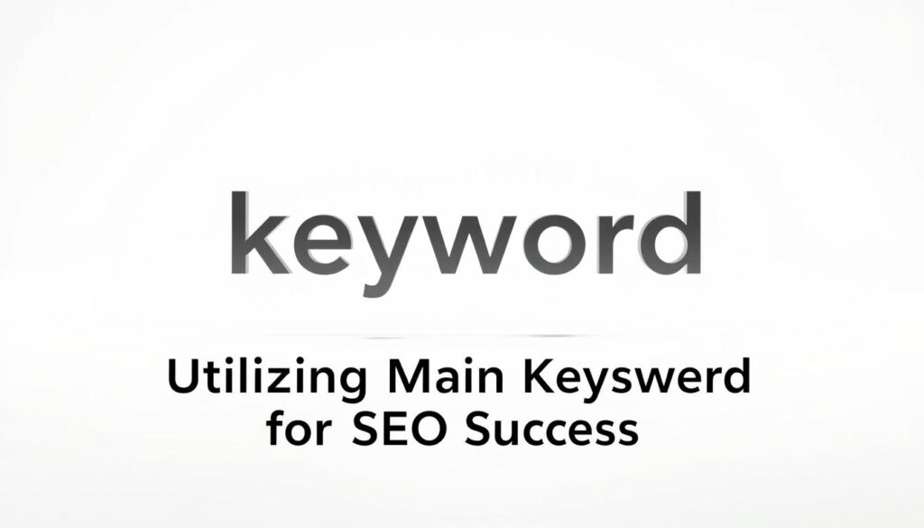 primary keyword in SEO