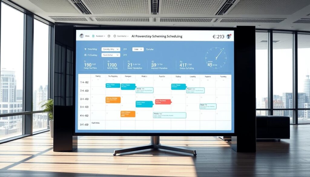 AI scheduling digital workflow